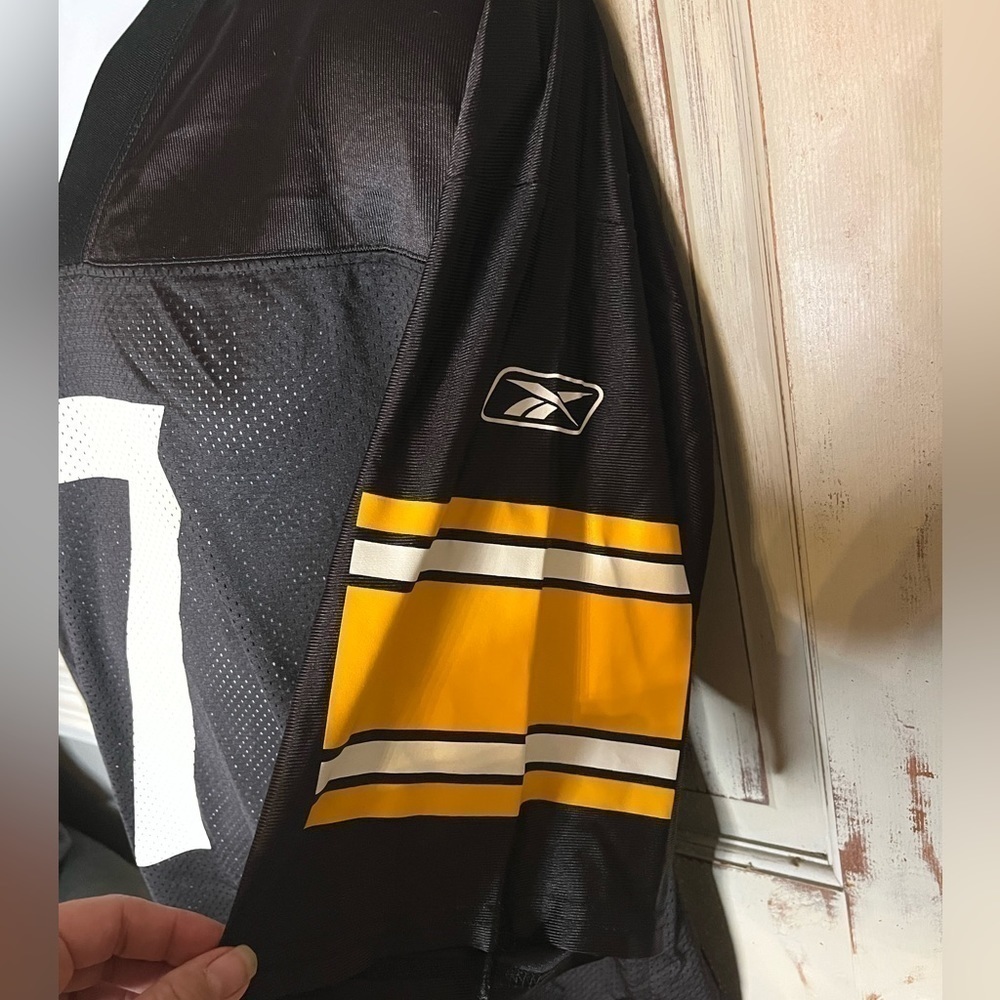 2011 NFL Roethlisberger Steelers Jersey Team Reebok L - Picture 5 of 10